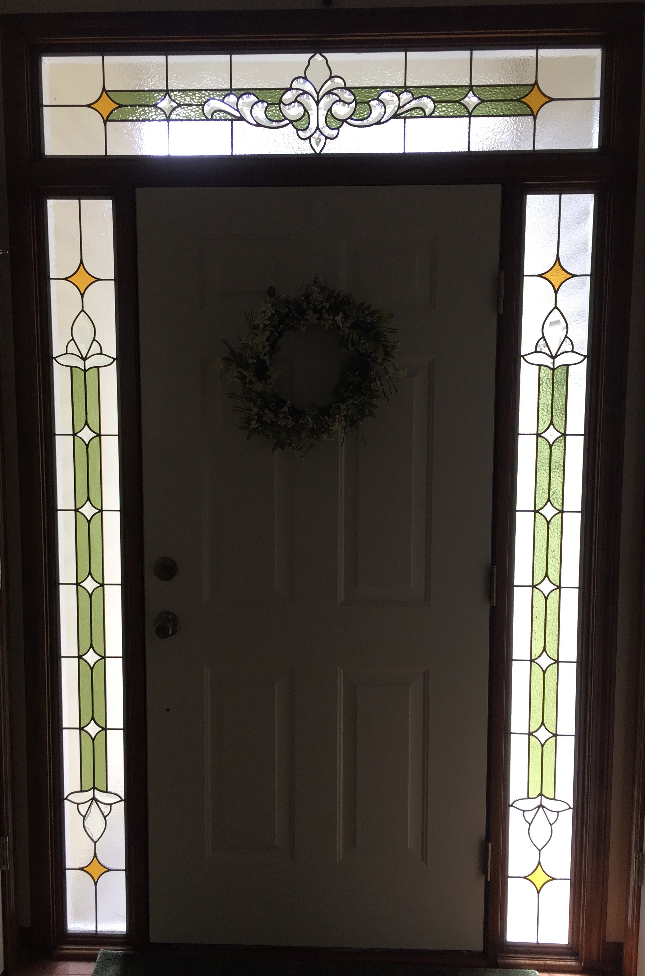 The Leaded Glass Studio Sidelight and Transom Gallery Independence